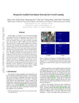 Perspective-Guided Convolution Networks for Crowd Counting