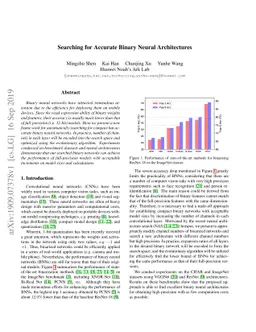 Searching for Accurate Binary Neural Architectures