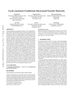 Cycle-consistent Conditional Adversarial Transfer Networks