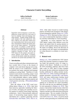 Character-Centric Storytelling