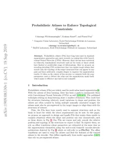 Probabilistic Atlases to Enforce Topological Constraints