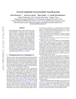 Towards Explainable Neural-Symbolic Visual Reasoning