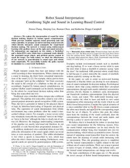 Robot Sound Interpretation: Combining Sight and Sound in Learning-Based
  Control