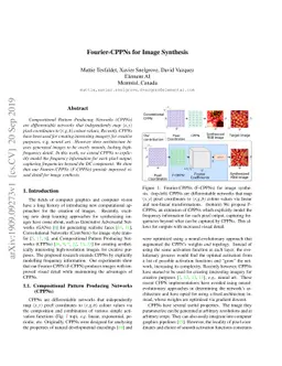 Fourier-CPPNs for Image Synthesis