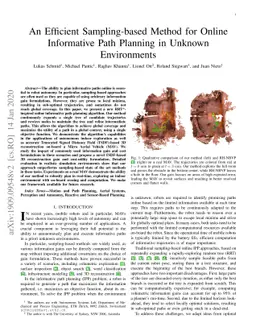 An Efficient Sampling-based Method for Online Informative Path Planning
  in Unknown Environments