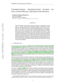 Understanding Architectures Learnt by Cell-based Neural Architecture
  Search