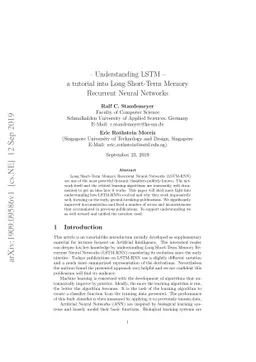 Understanding LSTM -- a tutorial into Long Short-Term Memory Recurrent
  Neural Networks