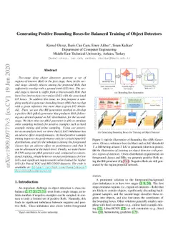 Generating Positive Bounding Boxes for Balanced Training of Object
  Detectors