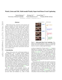 Watch, Listen and Tell: Multi-modal Weakly Supervised Dense Event
  Captioning