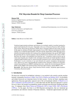 PAC-Bayesian Bounds for Deep Gaussian Processes