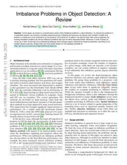 Imbalance Problems in Object Detection: A Review