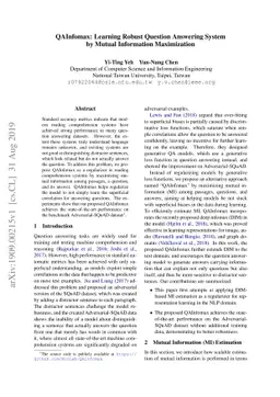 QAInfomax: Learning Robust Question Answering System by Mutual
  Information Maximization