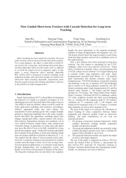 Flow Guided Short-term Trackers with Cascade Detection for Long-term
  Tracking