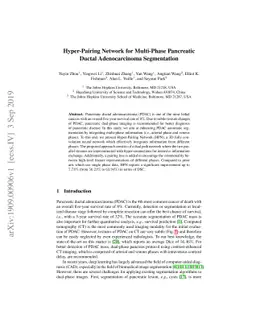 Hyper-Pairing Network for Multi-Phase Pancreatic Ductal Adenocarcinoma
  Segmentation