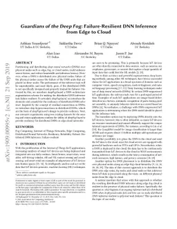 Guardians of the Deep Fog: Failure-Resilient DNN Inference from Edge to
  Cloud