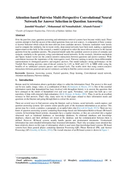 Attention-based Pairwise Multi-Perspective Convolutional Neural Network
  for Answer Selection in Question Answering