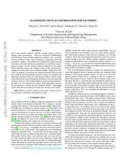 Maximizing Mutual Information for Tacotron