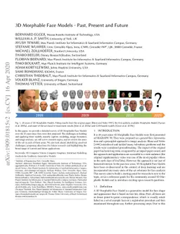 3D Morphable Face Models -- Past, Present and Future