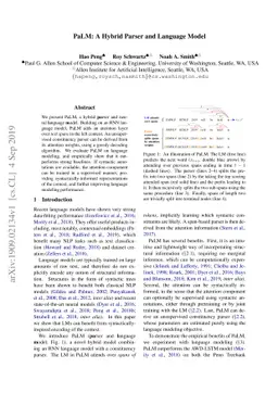 PaLM: A Hybrid Parser and Language Model