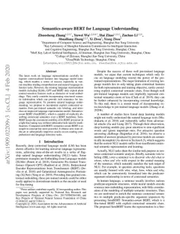 Semantics-aware BERT for Language Understanding