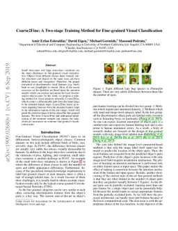 Coarse2Fine: A Two-stage Training Method for Fine-grained Visual
  Classification