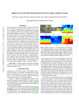 Robust Full-FoV Depth Estimation in Tele-wide Camera System