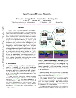 Open Compound Domain Adaptation