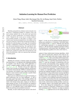 Imitation Learning for Human Pose Prediction