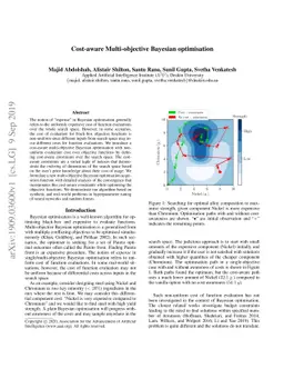 Cost-aware Multi-objective Bayesian optimisation