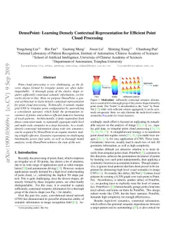 DensePoint: Learning Densely Contextual Representation for Efficient
  Point Cloud Processing