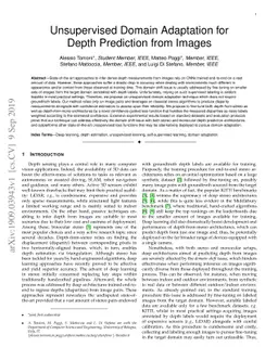 Unsupervised Domain Adaptation for Depth Prediction from Images