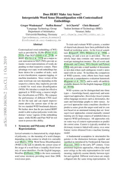 Does BERT Make Any Sense? Interpretable Word Sense Disambiguation with
  Contextualized Embeddings