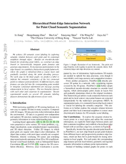 Hierarchical Point-Edge Interaction Network for Point Cloud Semantic
  Segmentation