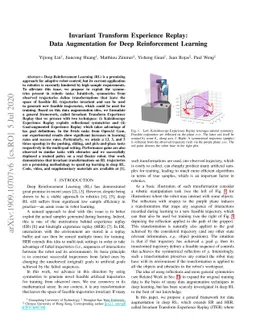Invariant Transform Experience Replay: Data Augmentation for Deep
  Reinforcement Learning