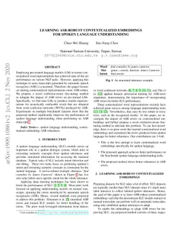 Learning ASR-Robust Contextualized Embeddings for Spoken Language
  Understanding