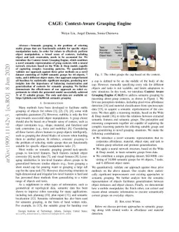 CAGE: Context-Aware Grasping Engine