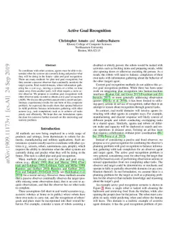 Active Goal Recognition