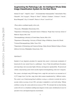Augmenting the Pathology Lab: An Intelligent Whole Slide Image
  Classification System for the Real World