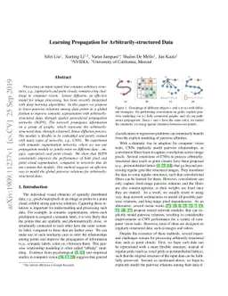 Learning Propagation for Arbitrarily-structured Data