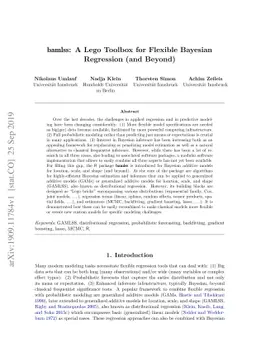 bamlss: A Lego Toolbox for Flexible Bayesian Regression (and Beyond)