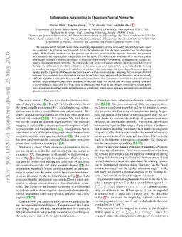 Information Scrambling in Quantum Neural Networks