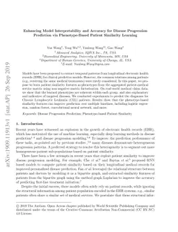 Enhancing Model Interpretability and Accuracy for Disease Progression
  Prediction via Phenotype-Based Patient Similarity Learning