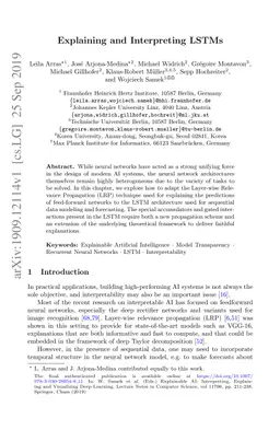 Explaining and Interpreting LSTMs