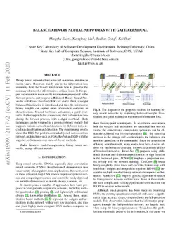Balanced Binary Neural Networks with Gated Residual