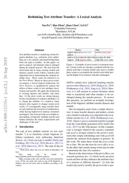 Rethinking Text Attribute Transfer: A Lexical Analysis
