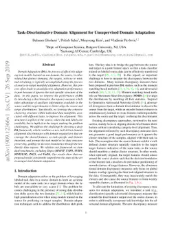 Task-Discriminative Domain Alignment for Unsupervised Domain Adaptation