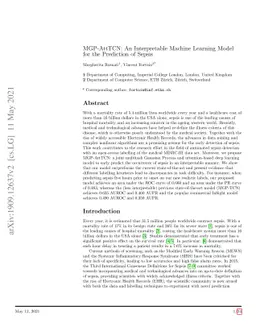 MGP-AttTCN: An Interpretable Machine Learning Model for the Prediction
  of Sepsis