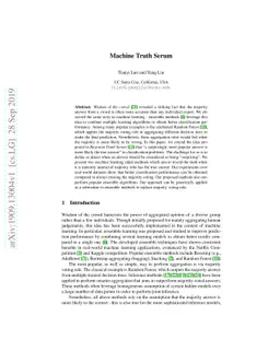 Machine Truth Serum