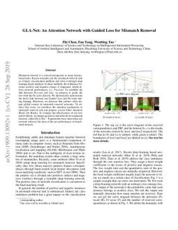 GLA-Net: An Attention Network with Guided Loss for Mismatch Removal