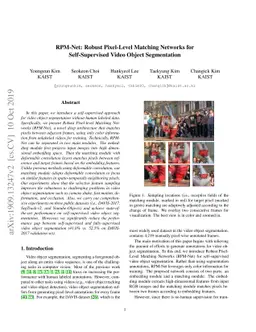 RPM-Net: Robust Pixel-Level Matching Networks for Self-Supervised Video
  Object Segmentation